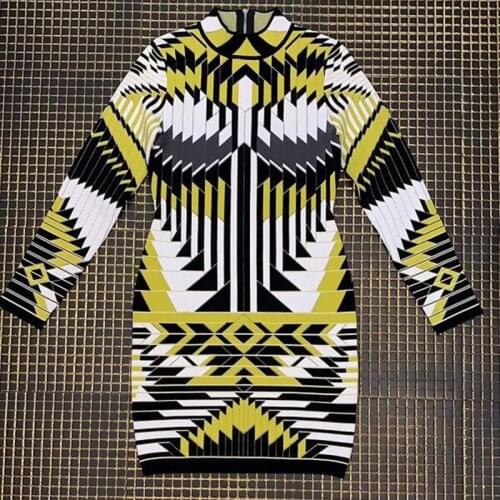 2020 New Fashion Sexy Long Sleeve Bandage Dress