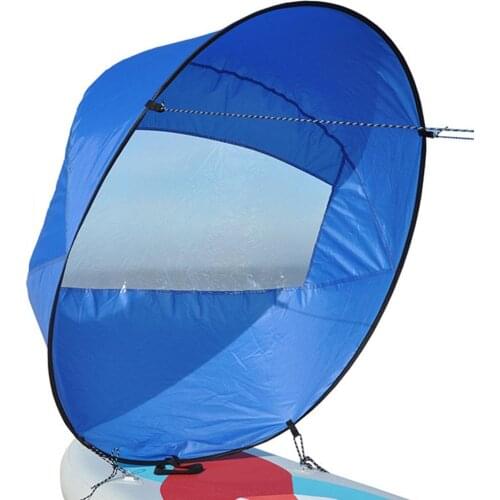 2020 outdoor Kayak Boat Wind Paddle Sailing Kit Popup Board Sail Rowing Downwind Boat Windpaddle with Kayak Accessories