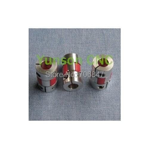 3pcs Plum-style Shaft Coupling FlexibleCoupler D25mm*L30mm 10*6.35 10mm to 6.35mm shaft for 1605 leadscrew ballscrew cnc router