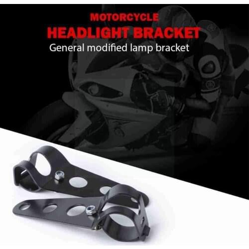 Motorcycle Steel Accessories Headlamp Headlight Fixed Front Motorcycles Bracket Accessories Shock Absorber Mounti A3R3