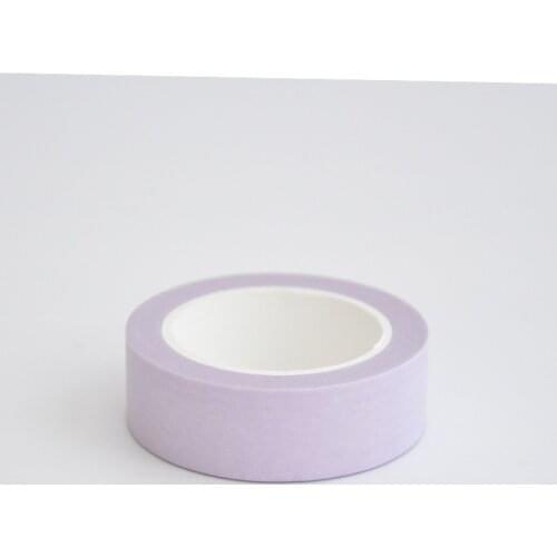 Decorative 10pcs/lot Cute light purple Solid Washi Tapes Paper DIY Scrapbooking Planner Adhesive Masking Tape Kawaii Stationery