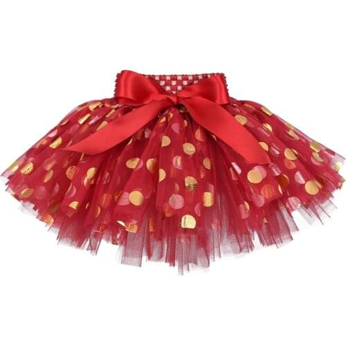 2021 New Sequins Gold Point Baby/Children Ballet Tutu Dance Short Skirt For Girls Performance Dancing Half Skirts tutu shrit