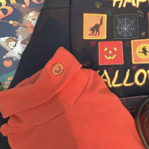 Women Polar Fleece Warm Tops Korean Sweet Cute Cartoon Shirt For Girls Autumn Winter Turtleneck Long-sleeved Inside T-shirts