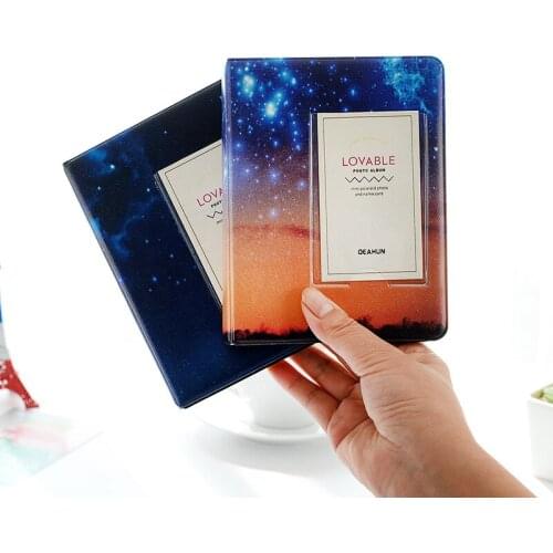 Los Fick 32/64 Pockets PVC Album Case Storage Polaroid Photo For Mini Fuji Film Instax For Credit Card Bank Card Ticket Postcard