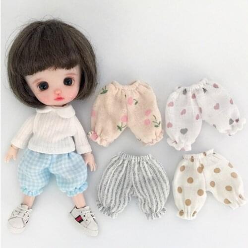 HOUZIWA OB11 Clothes 1/12 BJD GSC YMY Doll Pant Trousers For Doll OB11