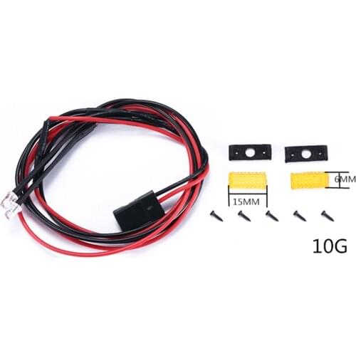 Simulated RC Truck Side Lampshade Turn Signal Light Set for WPL D12 RC Truck DIY Accessories Upgrade Parts