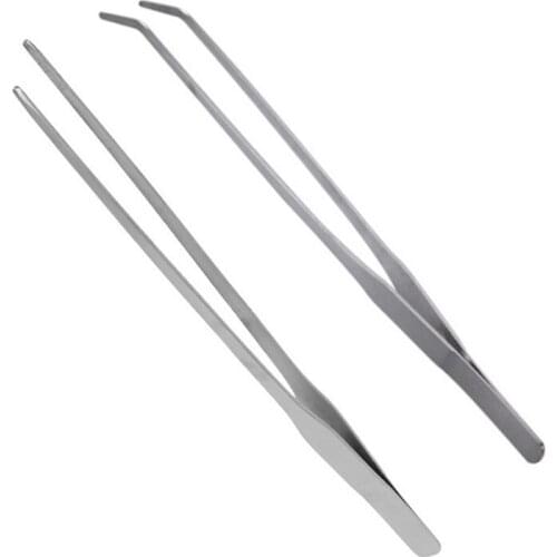 Stainless Steel Curved Aquarium Home Tweezers Aquarium Plant Shrimp Reef Tweezer Fish Tank Cleaning Tools Aquarium Accessories