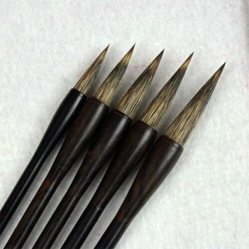 Stone Badger Hair Calligraphy Brush Chinese Landscape Painting Brush Chinese Painting Marking Special Set Huzhou Ink Brush Tinta