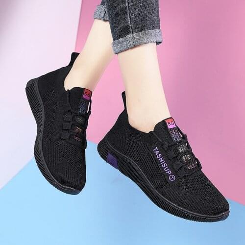 Tenis Feminino 2021 New Women Casual Shoes Fashion Vulcanized Shoes Breathable Mesh Platform Sneakers Comfortable Woman Trainers