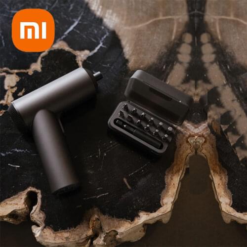 MI XIAOMI Electric Screwdriver 200r/min Cordless With 12PCS S2 Bits 3.6V 2000mAh Rechargeable Lithium Battery Power Driver Tools