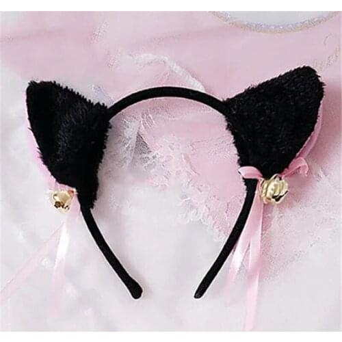 Cute Cat Ear Pattern Headband For Women Girls Cosplay Hairband Party Headwear Fashion Hair Accessories