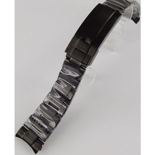 20mm 316L stainless steel solid PVD bracelet fit 40mm Sub Homage mens watch