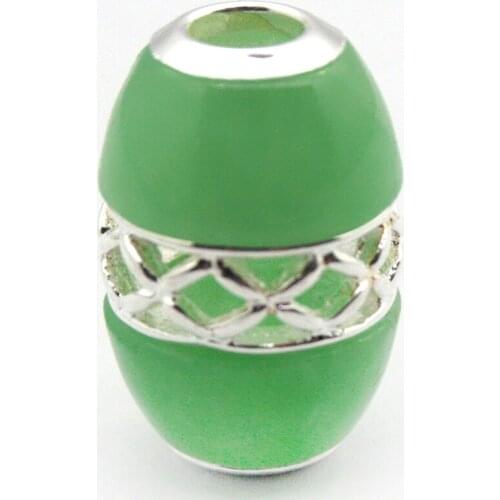 NATURAL GREEN jade 925 SILVER LUCKY RICH PENDANT 18X13MM