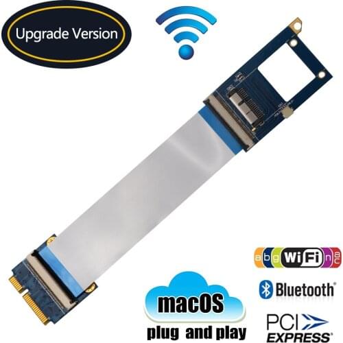 Newest Version Mini CI-E to BCM94360CD Flexible Extender Cable for Mac OS Hackintosh