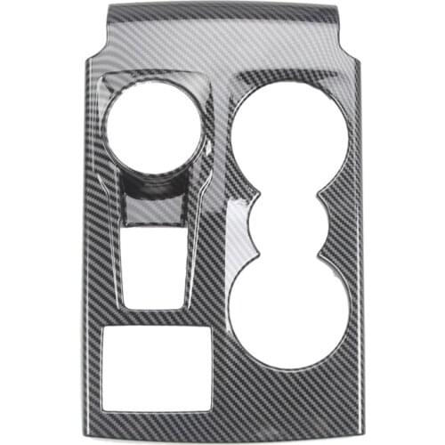 Car Gear Shift Panel Knob Cover Carbon Fiber Decal Interior Control Gear Box Shift Panel For Ford Bronco 2021