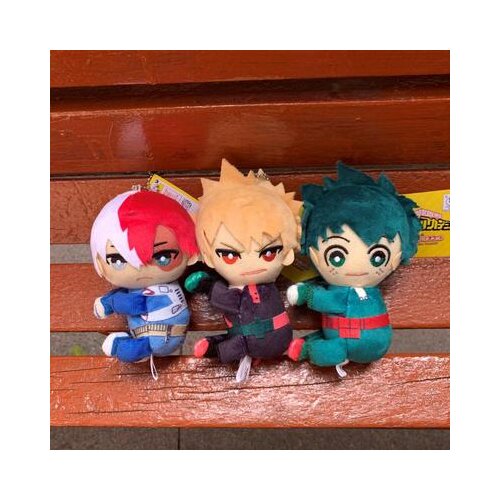 IVYYE My Hero Academia Anime Plush Coin Purse Cartoon Soft Change Purses Coins Money Wallet Card Key Bags Kid Gifts