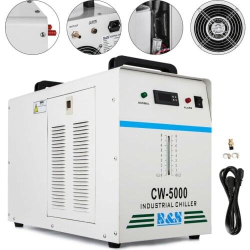 CW 5000 Water Chiller Industrial for 80W/100W CO2 Laser Engraving Cutting Machine