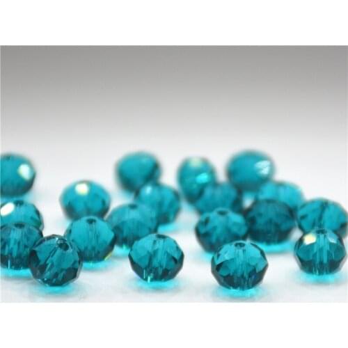 Loose Glass Crystal Rondelle Beads 6*8MM (70PCS/bag)Crystal Rondelle Beads Glass Bead Felting Balls Make Necklaces,Dress Trims