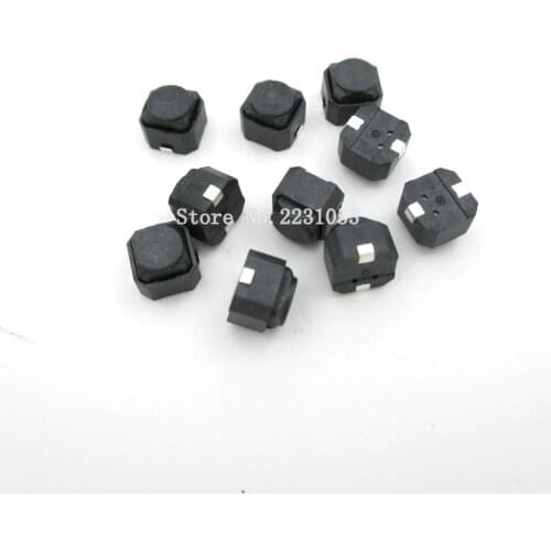 20PCS/LOT Tact Switch 6*6*5 mm Mute switch Silicone Keypad Push Button Switch 6X6X5 MM 2Pins Silent switches