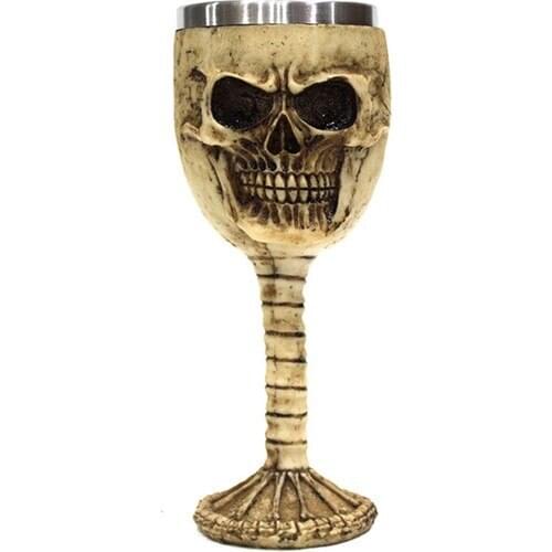 Skull and crossbones Themed Goblet Cup