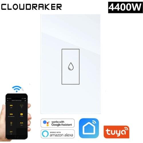 Wifi Boiler Smart Switch Water Heater Switches US standard Voice Remote Control Touch Panel Timer Outdoor work alexa google home