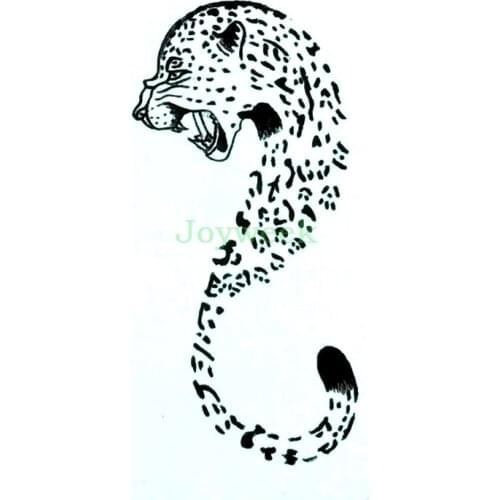 Waterproof Temporary Tattoo sticker sexy leopard Cheetah tatto stickers flash tatoo fake tattoos for women girl