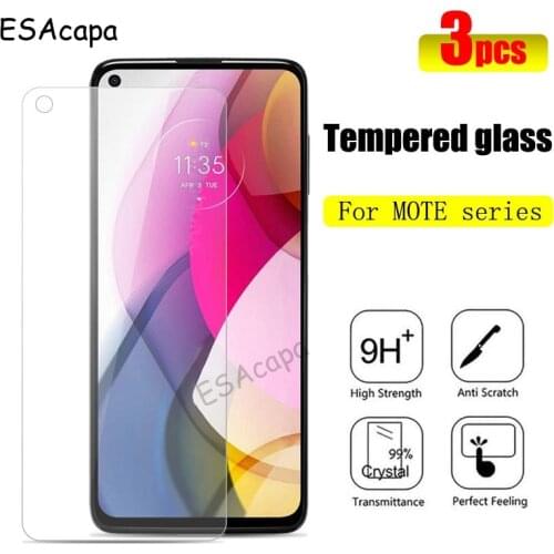 3PCS Tempered Glass Screen Protective Film For MOTO G Stylus 2021 One 5G Ace G Play Edge S G9 G8 E7 E6 Power Screen Protector