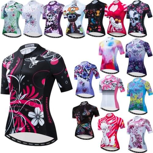 Women Cycling Jersey Mtb Bicycle Clothing Ciclismo Short sleeves Jersey road riding shirt road bike cycling clothing
