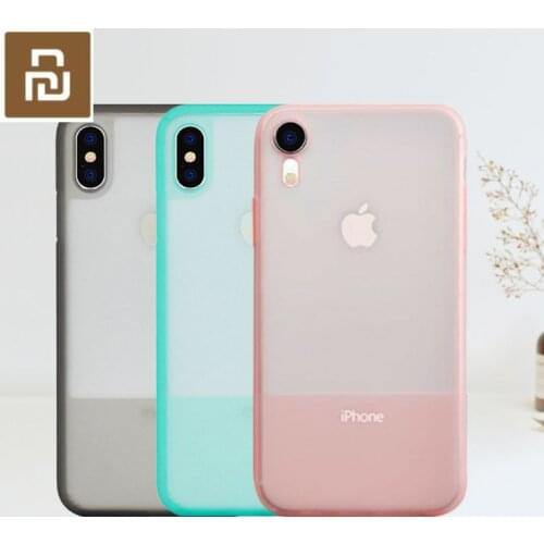 Youpin Mirage liquid silica gel iphone Shell Familiar Skin Excellent Heat Dissipation Anti-falling Back Case for iphone