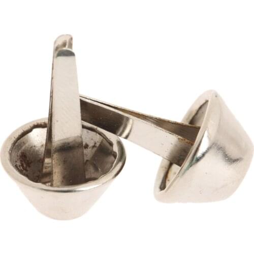 100Pcs Silver Foot Nails Buckets heads Nail 12mm Upholstery Nails Buckets Nailheads Brads Box Decorative Hardware Accessories