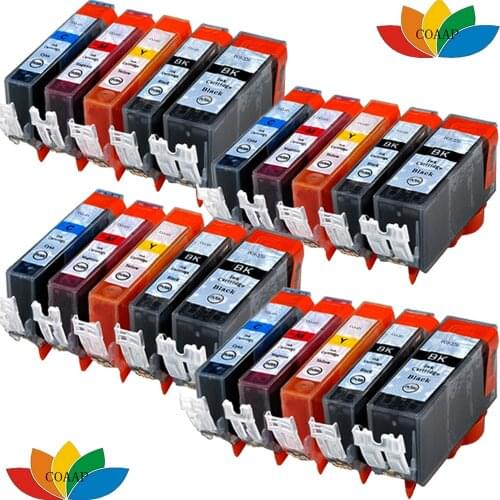20 Compatible pgi220 cli221 ink cartridge for canon MP620 MP630 MP640 MP540 MP550 MP560 MP980 MP990 IP3600 IP4600 IP4700 Printer