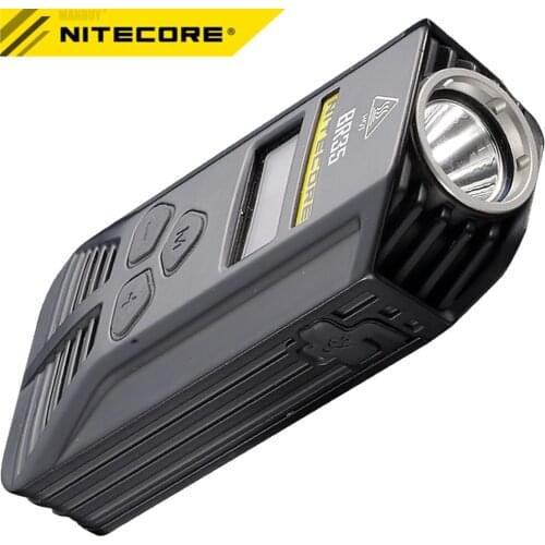 2021 NITECORE BR35 1800 Lumens 2xCREE XM-L2 U2 BuiltIn 6800mAh Battery Pack Dual Distance Beam Rechargeable Bike Handlebar Mount