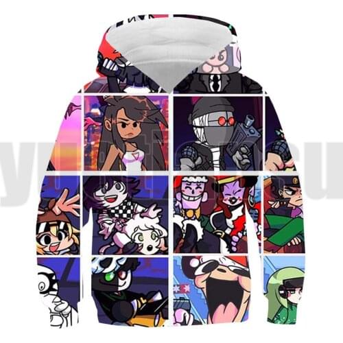 3D Print Shooting Game Friday Night Funkin Hoodie Men Streetwear Children Anime Oversize Pullover Kids Sweatshirt Fnf Coats