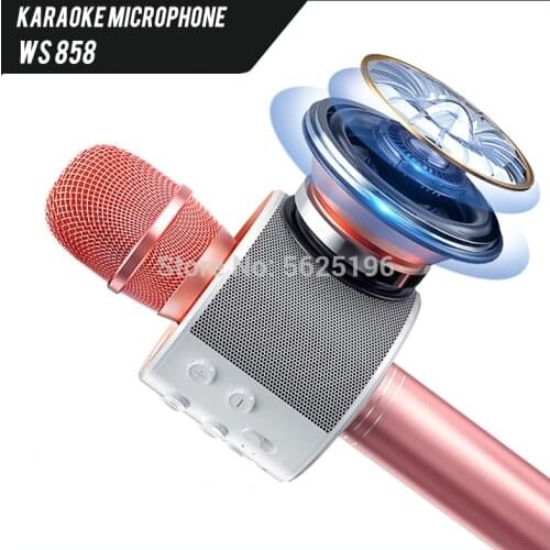 Engot Bluetooth Karaoke Microphone Wirless Mic USB With Speaker Music Player Sound Recorder For Home KTV