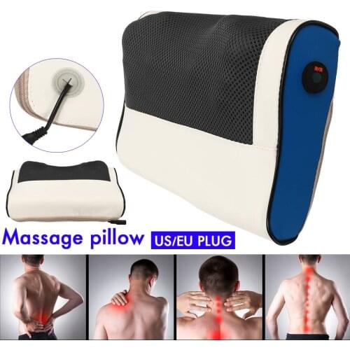 Heated electric pillow relax shoulder pillow massage pillow neck massager infrared heating massage shoulder heated Fingertip