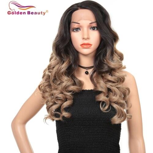 Curly Wigs Golden Beauty China