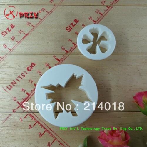 Maple leaves and petals cake tools Fondant Cake Decorating embossing Press Print Molds fondant Cake (fo-052)
