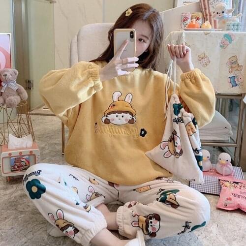 Женские флисовые пижамы LEOSOXS China At AliExpress