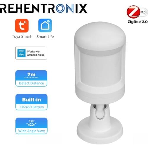 New Tuya ZigBee 3.0 PIR Sensor Human Body Movement Infrared Detector Security Wireless Connection With Gateway Smart Life App