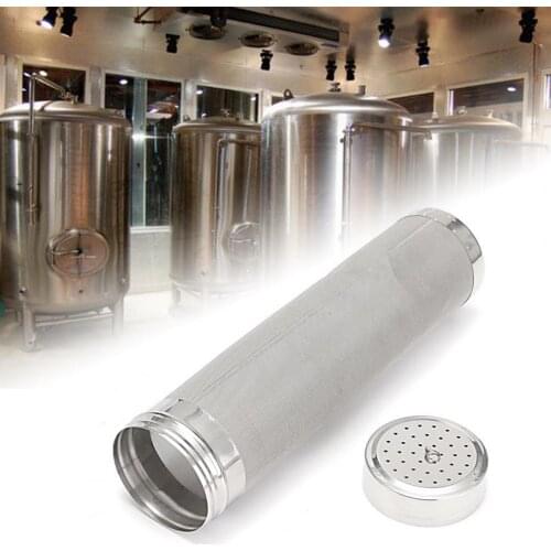 Beer Filter Eco-Friendly Good Filtering Performance Stainless Steel Homebrew Hop Filter for Home dopts 300 Micrometers Mesh