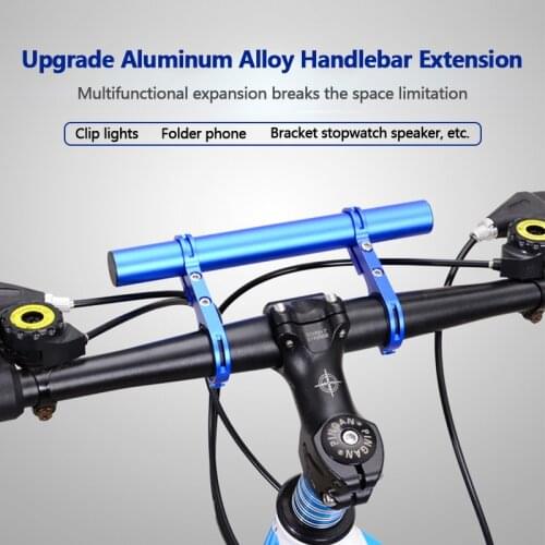 UP Cycling Bicycle Handlebar Alloy Carbon Fiber Extended Bracket Bar Computer Holder Lantern Lamp Support Rack Alloy Fiber Stand