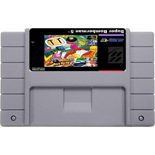 Save File 16bit 46pin Super Game Card - Super bomberman 5