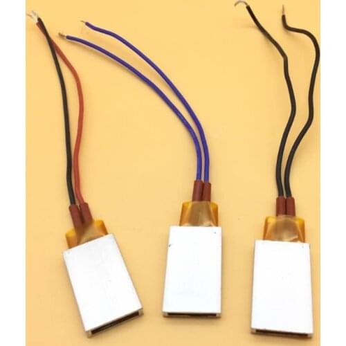 12V 70 degrees to 200 degrees thermostat PTC aluminum shell ceramic heater heating plate heat preservation and antifreeze
