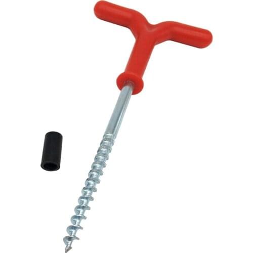 1 Pack Winter Ice Fishing Drill Winter Tent Pegs Fixed Nail Ice Fishing Rod Holder Screw Nail Ice Fishing Accessories