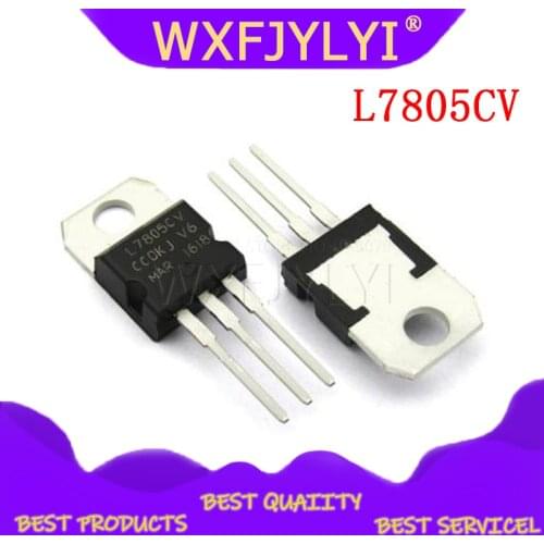 10pcs/lot L7805CV L7805 7805 LM7805 KA7805 Voltage Regulator 5V TO-220
