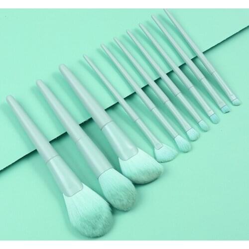 11pcs Professional Blending Eyeshadow Brushes Makeup Brushes Set Foundation Eyelash Lip Make Up Brush Beauty Cosmetics Tool