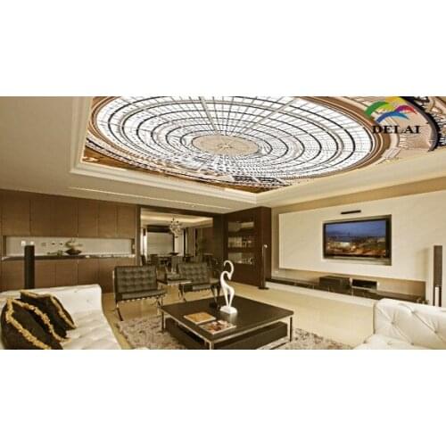 3D-0135 modern fantastic style pvc stretch ceiling film for home decoration