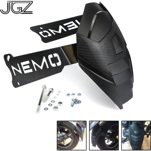 For YAMAHA AEROX NVX155 2017 2018 Motorcycle Aluminum ABS Rear Mudguard Fender Wheel Tire Splash Pad Cover Protector Accessories