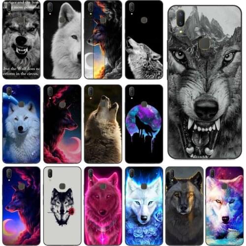 YNDFCNB angry snow wolf Phone Case for vivo Y91C Y11 17 19 53 81 31 91 for Oppo a9 2020