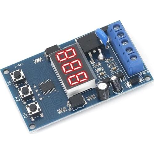 Trigger cycle timing delay electronic switch circuit / MOS tube control board / replace relay module / wide voltage